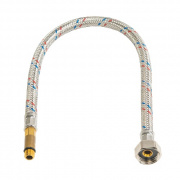 Подводка под смеситель гибкая STOUT (Смеситель/Гайка) - M10(35мм) x 1/2", длина400 мм