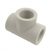 Тройник FV-Plast - 50 (для полипропиленовых труб под пайку, цвет серый)