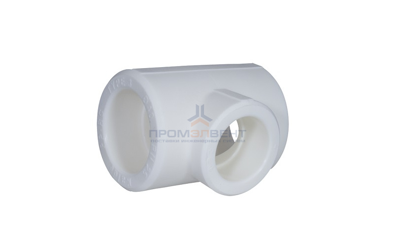 Тройник переходной KALDE - 110 x 63 x 110 (для полипропиленовых труб под пайку, цвет белый)