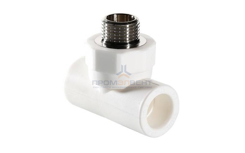 Тройник с переходом на наружную резьбу VALTEC VTp.733 - 25 x 1/2