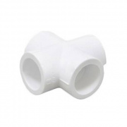 Крестовина Fusitek - 32 (для полипропиленовых труб под пайку, цвет белый)