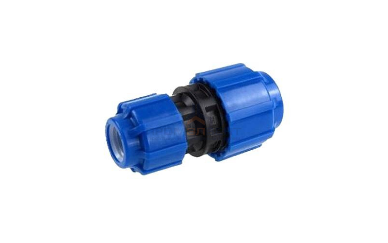 Муфта редукционная Политэк - 50 x 40 (винтовая, для труб ПНД)