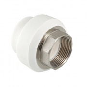Переход на внутреннюю резьбу под ключ VALTEC VTp.706 - 75 x 2"1/2 (для полипропиленовых труб, белый)