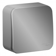 Переключатель 1-клавишный (cх.6) Blanca Schneider Electric 10А 250В алюминий изол.пластина