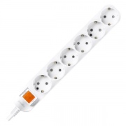 Anam Legrand e-Fren 6 Удлинитель с выключателем, шнур 1.5м, 16A, 250V