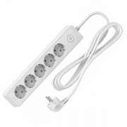 Удлинитель Schneider Electric 5 розеток 2К+З, кабель 5м, белый