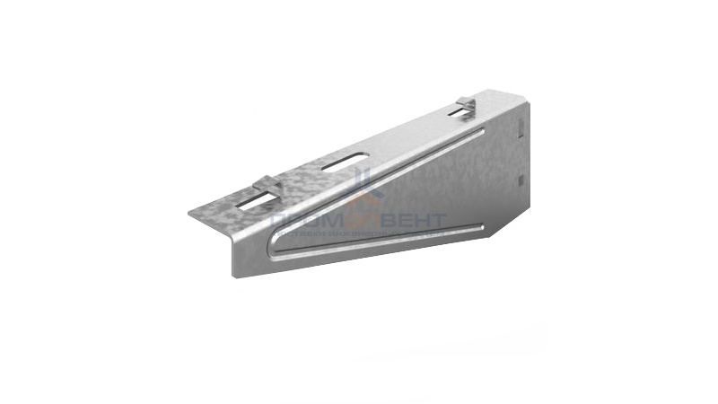 Кронштейн настенный для проволочного лотка безвинтовой 300мм OSTEC