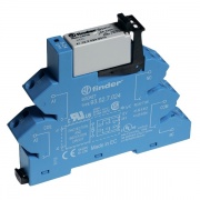 Электромеханическое реле Finder (EMR) с безвинтовыми клеммами 2 контакта, 8A AC (50/60Гц)/DC - 12В